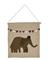 Smallstuff - Wall deco, elephants - 37x33 cm (40023-10) – kuva 3
