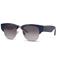 Unisex siniset aurinkolasit – 100 % UV-suoja, mustat linssit, metallirunko – kuva 2
