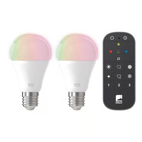 Eglo Sarja 2x E27 A60, kaukosäädin - RGB + TW - Zigbee, Bluetooth