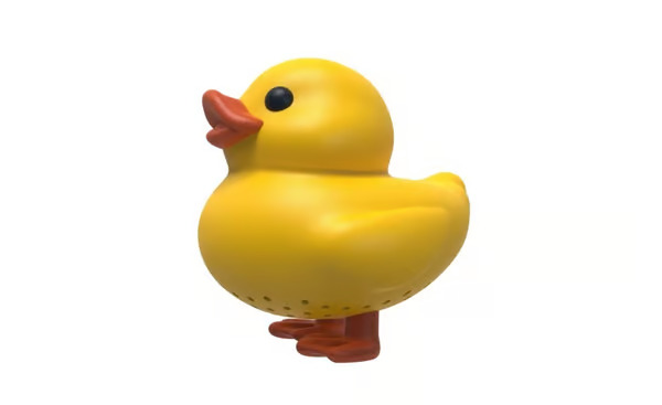 Winkee Tefilter - Duck Tea Infuser - Yellow - H6CM