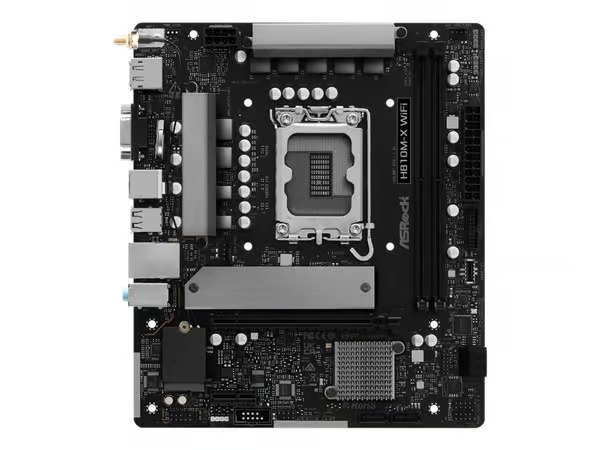 ASRock H810M-X WIFI Emolevy - Intel H810 - Intel LGA1851 socket - DDR5 RAM - Micro-ATX