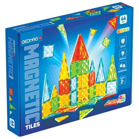 Geomag Gems 44 magnetic tiles