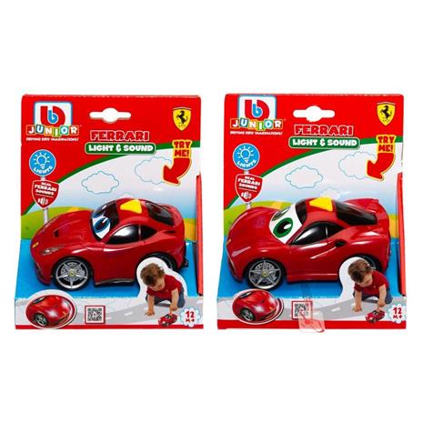 BB Junior Ferrari auto, valot ja äänet
