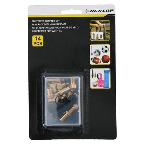 Dunlop sovittimet pumpulle, 14 kpl.