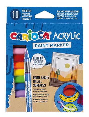 Carioca Akryylikynät 10-pack
