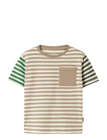 name it Nmmkasto Ss Nreg Top - Multi/patterned - 116
