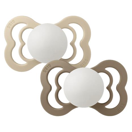 BIBS - Pacifier Supreme - Vanilla Glow/Dark Oak Glow - Size 2