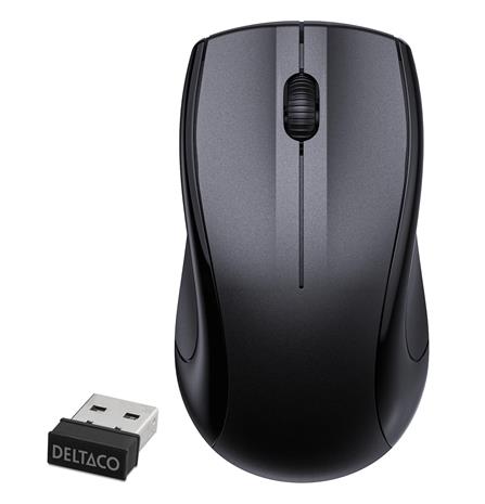 Deltaco MS-811 Wireless Optical Mouse, langaton hiiri – kuva 2/2