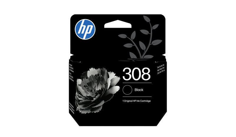 HP 308 Black Original Ink Cartridge