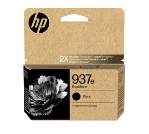 HP 937e EvoMore Black Original Ink Cartridge