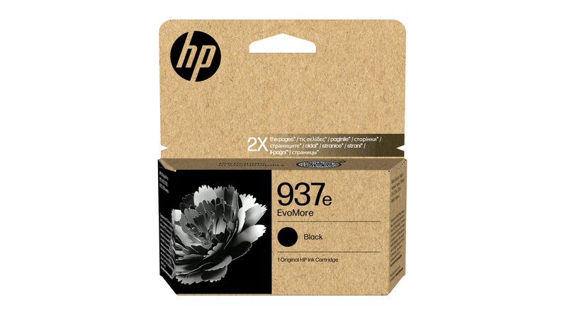 HP 937e EvoMore Black Original Ink Cartridge