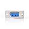 Nedis D-Sub Chassis Mount | D-SUB 9-Pin Female | Silver | Box – kuva 4