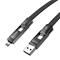 BlitzWolf BW-HDC7 4-in-1 USB + C + Lightning Cable 240W – kuva 2