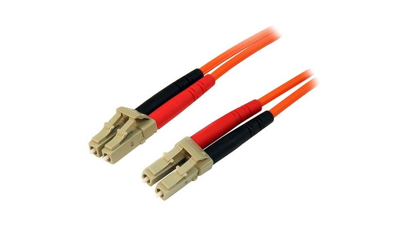 StarTech.com 1m Fiber Optic Cable - Multimode Duplex 50/125 - LSZH Fiber Jumper Cord - LC/LC