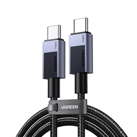 UGREEN USB-C <-> USB-C - 240W - 2m - Harmaa