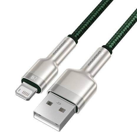 Baseus USB cable for Lightning Cafule 2.4A 1m (green)