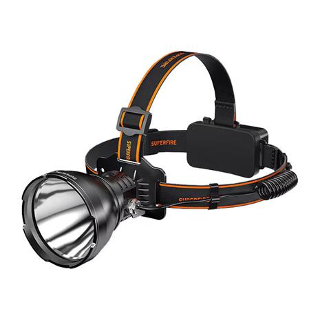 Superfire HL60 otsalamppu taskulamppu - 2300 lm, 4 tilaa, 330 m, 36W LED