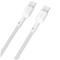 Dudao L9C Max 240W PD USB-C - USB-C 2m Cable - White – kuva 2