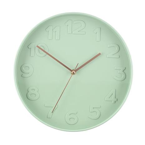 Seinäkello Taranto 30 cm - mintunvihreä / seinäkello hiljainen / design kello seinälle / moderni seinäkello