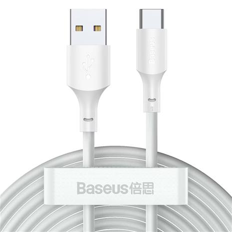 Baseus Simple Wisdom Data Cable Kit USB to Type-C 5A (2PCS/Set) 1.5m