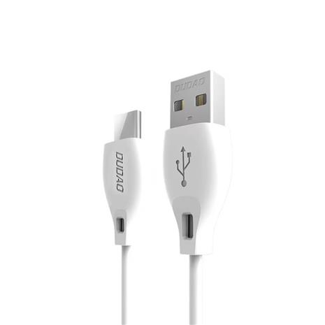 Dudao cable USB Type C 2.1A 1m white (L4T 1m white)