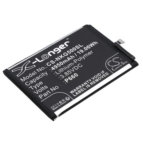 Nokia G50, puhelimen akku