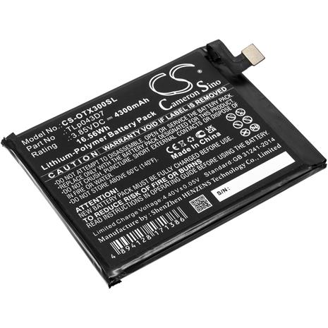 Alcatel 3X, puhelimen akku