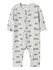 Lil'Atelier Nbmgio Ls Nightsuit Lil - Grey - 86