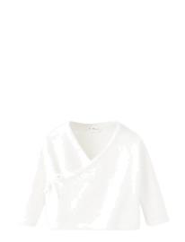 Mango Double-Breasted Cardigan - White - 1-3M