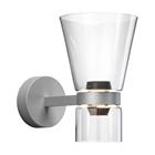 Flos Nocturne Cone seinälamppu â€“ hopea