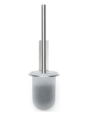Nichba Design Toilet Brush - Brushed Stainless - Silver - ONE SIZE