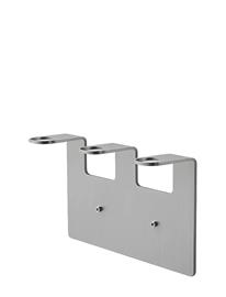 Nichba Design Soap Holder - Triple - Brushed Stainless - Silver - ONE SIZE
