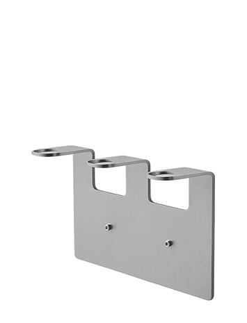 Nichba Design Soap Holder - Triple - Brushed Stainless - Silver - ONE SIZE