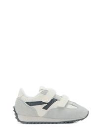 Mango Leather Mixed Sneakers - Grey - 27