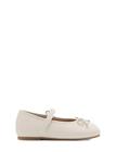 Mango Ballerinas With Strip And Bow Detail - White - 28