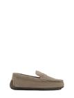 Mango Leather Loafers - Brown - 28