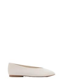Mango Classic Ballet Flat - White - 39