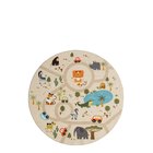 KM Home Play Animals - Multi/patterned - 120X120CM ROUND