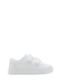 Mango Floral-Embroidered Trainers - White - 28