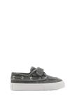 Mango Velcro Nautical Sports Shoes - Grey - 28