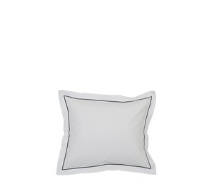 Lexington Home Hotel Percale White/Blue Pillowcase - White - 50X60CM
