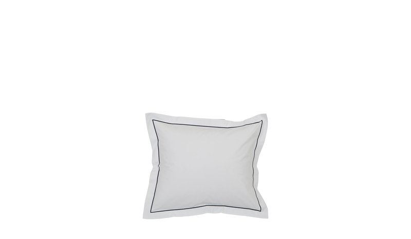 Lexington Home Hotel Percale White/Blue Pillowcase - White - 50X60CM