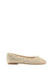 Mango Glitter Ballet Flats - Gold - 39