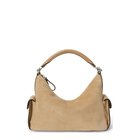Lauren Ralph Lauren Suede Small Blaike Shoulder Bag - Beige - ONE SIZE