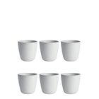 Aida Raw Arctic White - Single Wall Mug 30 Cl 6 Pcs 6 Stk 30 Cl - White - ONE SIZE