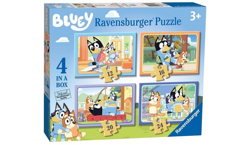 Ravensburger 03111 3111 Bluey 4in1 Palapeli