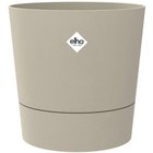 Rund blomkruka - ELHO - Foss Rond 35 - 21 L - L 35 x B 34,5 x H 34 cm - Beige - Utomhus