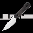 Kizer Cutlery Bone AEB-L veitsi, Black Stabilized Wood, Satin