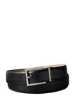 Calvin Klein Square Buckle Saffiano 32Mm Adj - Black - 95