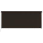 vidaXL Rullaverho ulkotiloihin 350x140 cm ruskea HDPE